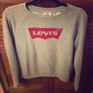 LEVI'S® LOGO RELAXED CREWNECK SWEATSHIRT